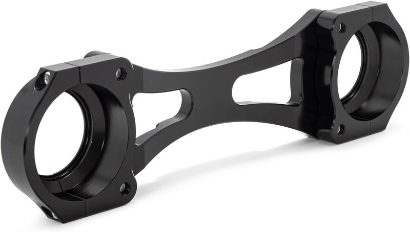 TOFR 49mm Fork Brace Stabilizer Shock Absorber CNC Anodised Aluminium for Harley Touring Road King FLHR Road Glide FLTR Street Glide FLHX Electra Glide FLHT 2014-UP Black - Image 4
